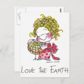 FL-003 Love Earth Briefkaart (Voorkant / Achterkant)
