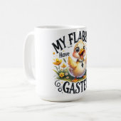 Flabbergasted Duck Funny Cute Mug (Devant gauche)