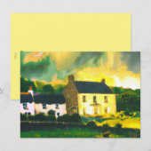 Flache Feiertagskarte Feestdagenkaart (Voorkant / Achterkant)