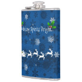 Flacon à bascule Père Noël bleu (Gauche)