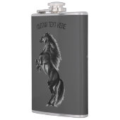 Flacon à cheval droit - Texte et couleurs personna (Gauche)