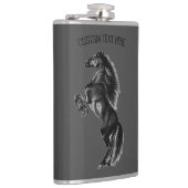 Flacon à cheval droit - Texte et couleurs personna (Droite)