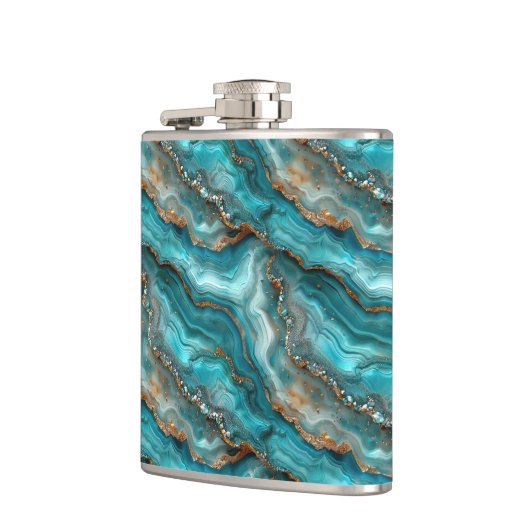 Flacon à impression d'agate (Gauche)