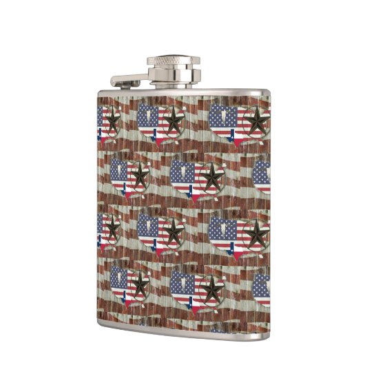 Flacon à longue corne rustique Texas Lone Star Tex (Gauche)