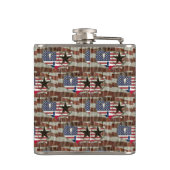 Flacon à longue corne rustique Texas Lone Star Tex (Dos)