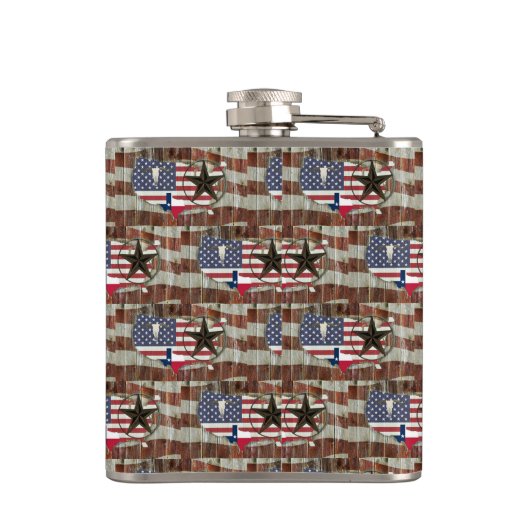 Flacon à longue corne rustique Texas Lone Star Tex (Dos)