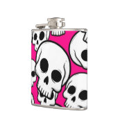 Flacon à motif crâne rose (Gauche)