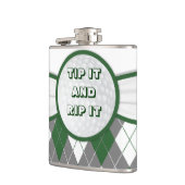 Flacon à motifs de losanges de plaid (Gauche)