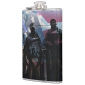 Flacon à thème de combat militaire (Gauche)