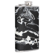 Flacon abstrait noir et de blanc - "mini Cray " (Droite)