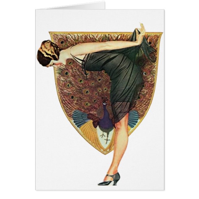 Flacon avec Emblème de paon (Devant)