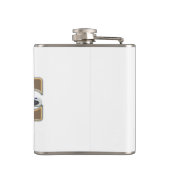 Flacon blanc étamé en vinyle (Dos)