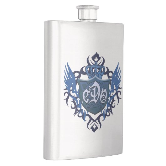 Flacon bleu de logo de CDO (Droite)