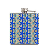 flacon bleu d'étoiles de mer (Dos)