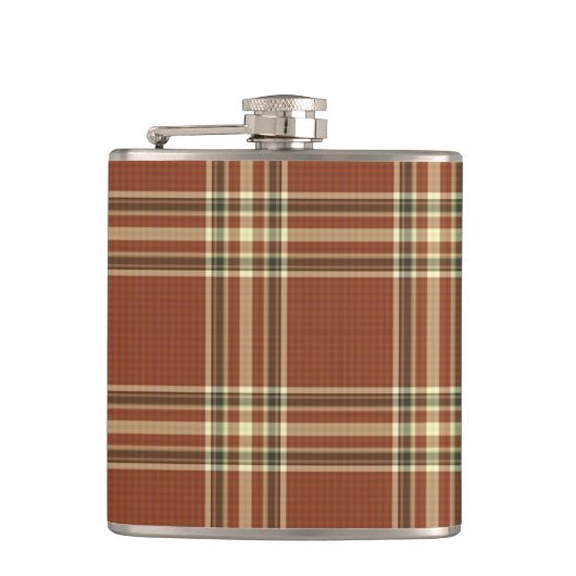 Flacon Brown Tartan Vinyl Emballé (Devant)