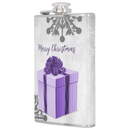 Flacon cadeau de Noël pourpre (Gauche)