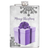 Flacon cadeau de Noël pourpre (Devant)