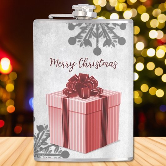 Flacon cadeau de Noël rouge