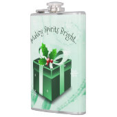 Flacon cadeau de Noël vert (Gauche)