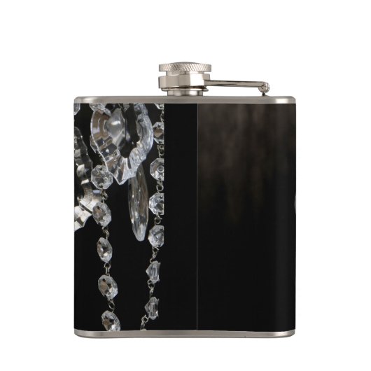 Flacon chic de whiskey de monogramme de Gla de (Dos)