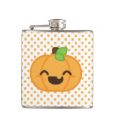 Flacon Citrouille Kawaii Jack-o'-lantern (Devant)