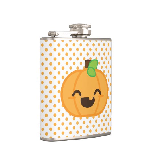 Flacon Citrouille Kawaii Jack-o'-lantern (Droite)