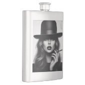 Flacon classique avec AI design femme avec bowler (Droite)