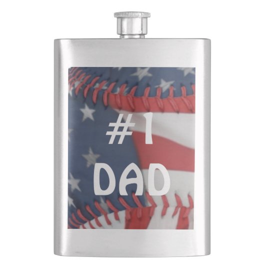 Flacon classique/baseball drapeau américain #1 Pap (devant)
