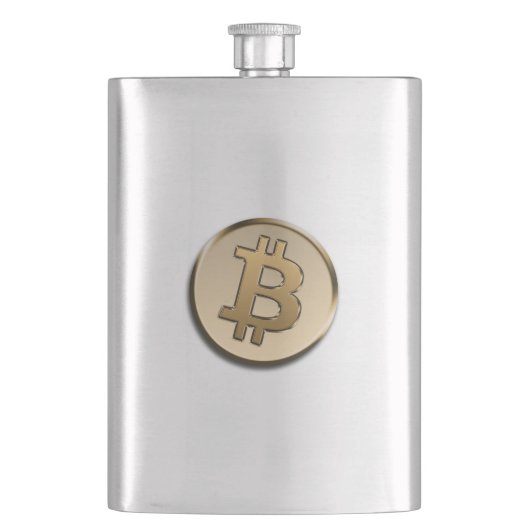 Flacon Classique Bitcoin Doré (devant)