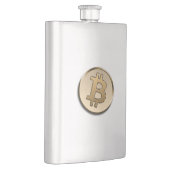 Flacon Classique Bitcoin Doré (Droite)