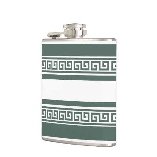 Flacon clé grecque verte (Gauche)