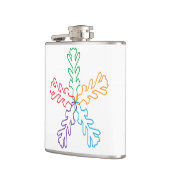 Flacon coloré de flocon de neige (Gauche)