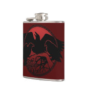 Flacon Corbeau personnalisé Corbeau / Flacon à boi (Gauche)