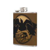 Flacon Corbeau personnalisé Corbeau / Flacon à boi (Gauche)