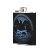 Flacon Corbeau personnalisé Corbeau / Flacon à boi (Gauche)