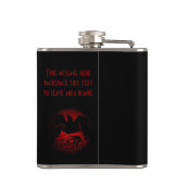 Flacon Corbeau personnalisé Corbeau / Flacon à boi (Dos)