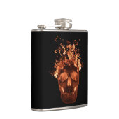 Flacon crâne orange feu (Droite)