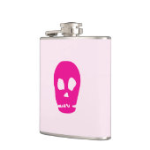 Flacon crâne rose (Gauche)