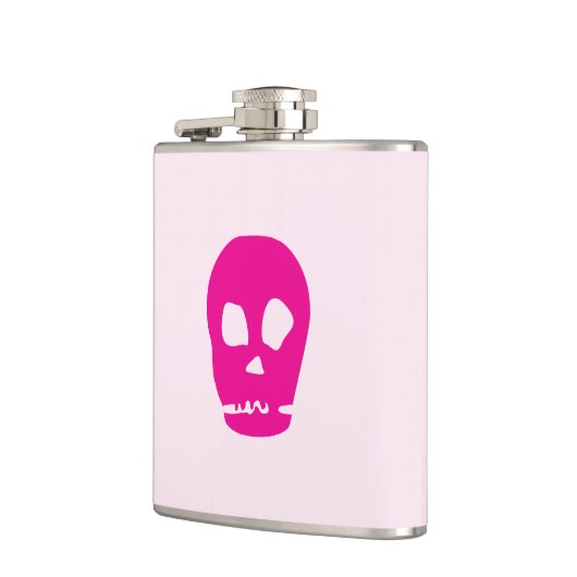 Flacon crâne rose (Gauche)