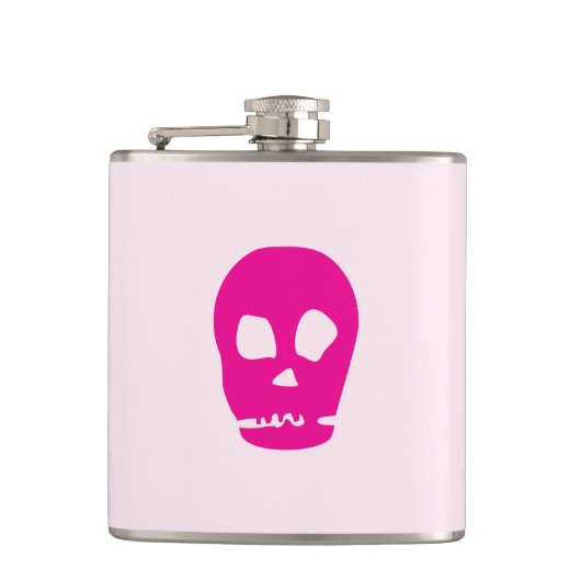 Flacon crâne rose (Devant)