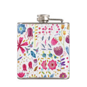 Flacon d'aquarelle florale (Dos)