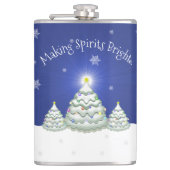 Flacon d'arbre de Noël bleu (Devant)