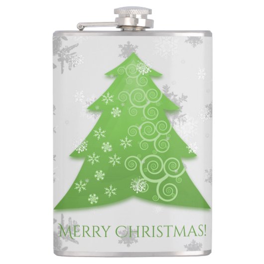 Flacon d'arbre de Noël Festif Vert (Devant)