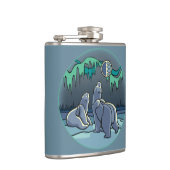 Flacon d'art de l'ours personnalisé Flacon de bois (Droite)