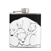 Flacon d'art de l'ours Polaire personnalisé Flacon (Devant)