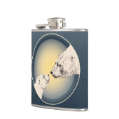 Flacon d'art de l'ours Polaire personnalisé Flacon (Gauche)