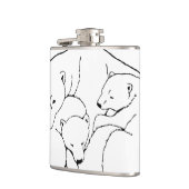 Flacon d'art de l'ours Polaire personnalisé Flacon (Gauche)