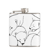 Flacon d'art de l'ours Polaire personnalisé Flacon (Devant)