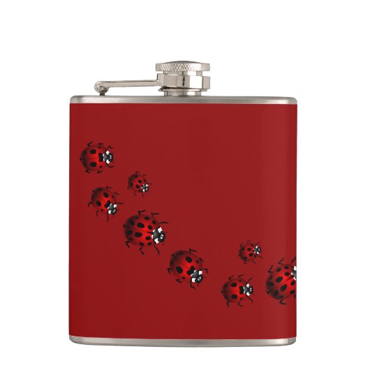 Flacon d'art Ladybug personnalisé Lot de boisson (Devant)