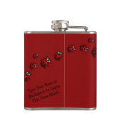 Flacon d'art Ladybug personnalisé Lot de boisson (Dos)